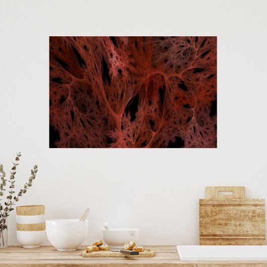 火のクモ ポスター (キッチン)