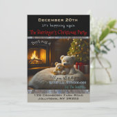 火のクリスマスパーティー 招待状 (スタンド正面)