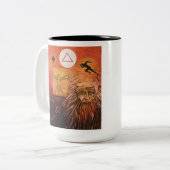 火のコップのエース ツートーンマグカップ (正面左)