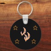 火のゴッドルーンの星 キーホルダー (正面)
