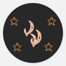 火のゴッドルーンの星 ラウンドシール