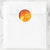 火のシール ラウンドシール (バッグ)