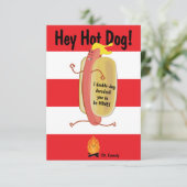 火のジャンピングホットキッズスクールバレンタインデーのカード サンキューカード (スタンド正面)