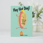 火のジャンピングホットキッズスクールバレンタインデーのカード サンキューカード (スタンド正面)