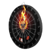 火のスカル ダーツボード (正面右)