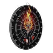 火のスカル ダーツボード (正面左)