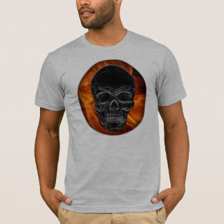 火のスカル Tシャツ