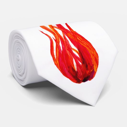 火のタイの多く ネクタイ (ロール)