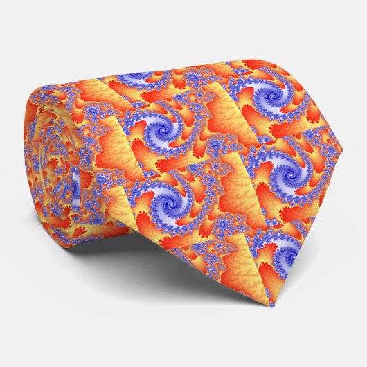 火のタイの舌 ネクタイ (ロール)