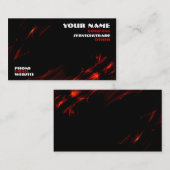 火のデザインの名刺 名刺 (正面/裏面)