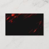 火のデザインの名刺 名刺 (裏面)