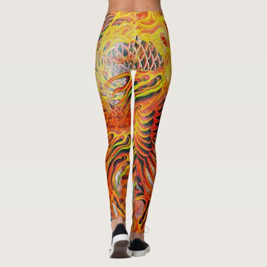 火のトラのコイ レギンス (裏面)