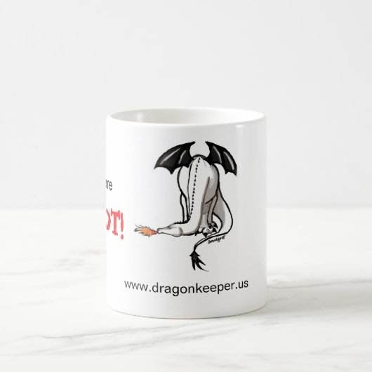 火のドラゴンのマグ コーヒーマグカップ (中央)