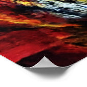 火のドラゴンポスター ポスター (角)