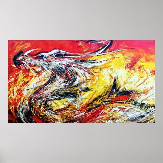 火のドラゴンポスター ポスター (正面)