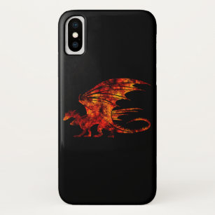 火のドラゴン iPhone X ケース