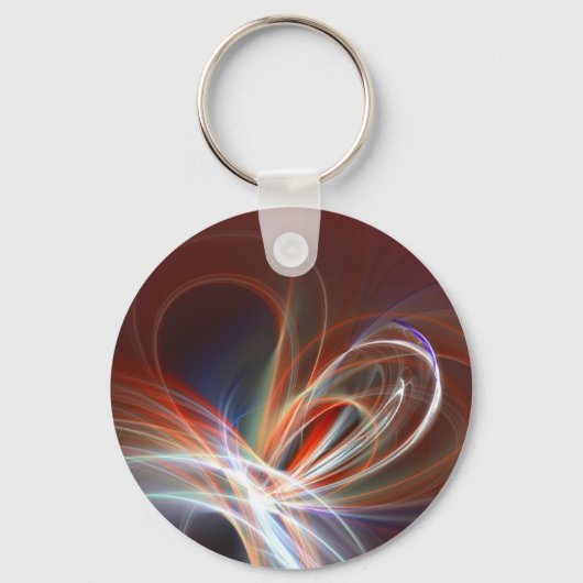 火のハート キーホルダー (正面)