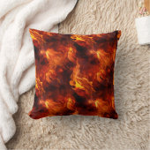 火のパターン クッション (ブランケット)