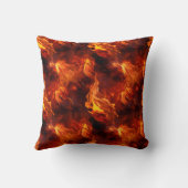 火のパターン クッション (裏面)