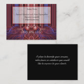 火のフォント 名刺 (正面/裏面)