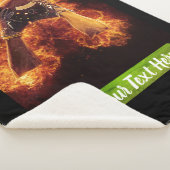 火のフットボール シェルパブランケット (3/4)