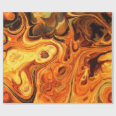 火のフラクタルの芸術10 ラッピングペーパー (フラット)