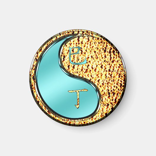 火のヘビの年 マグネット (正面)