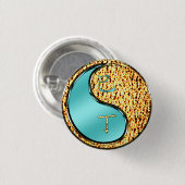 火のヘビの年 缶バッジ (正面&裏面)