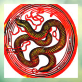 火のヘビ ウィンドウサイン (シート3)