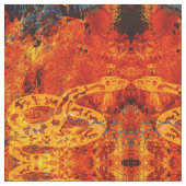 火のヘビ! ファブリック (クローズアップ)