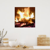 火のポスター ポスター (キッチン)