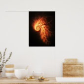 火のポスター ポスター (キッチン)