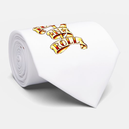 火のマイクロフォン ネクタイ (ロール)