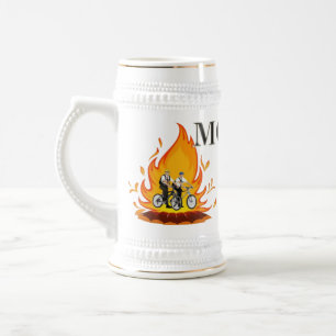 火のマグのモルモン教徒 ビールジョッキ