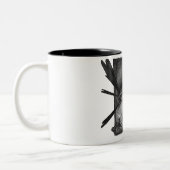 火のマグの下の魔法使い ツートーンマグカップ (左)