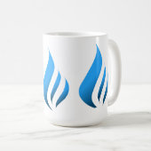 火のマグの炎 コーヒーマグカップ (正面右)