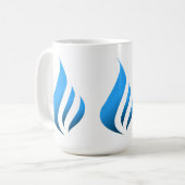 火のマグの炎 コーヒーマグカップ (正面左)