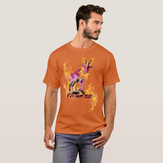 火のヤギ 2027 - Tシャツ (正面フル)