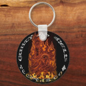 火のロゴ キーホルダー (正面)