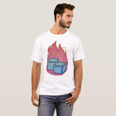 火のワイシャツの氷 Tシャツ (正面フル)