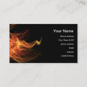 火の三角形 名刺 (裏面)