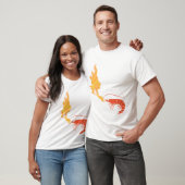 火の上でエビ Tシャツ (ユニセックス)