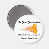 火の上で、火の交わりで マグネット (正面/裏面)