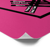 火の上にフェミニストの髪を燃やす性差別ゴミ9 ポスター (角)