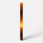 火の上に滑りやすいジョーのソフトボール炎のファイアボールラス SAMSUNG GALAXYケース (左側面)