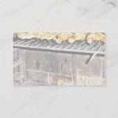 火の上のおいしい焼かれた鶏 名刺 (裏面)