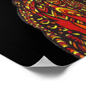 火の上の女の子ドレス ポスター (角)