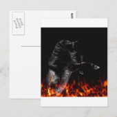 火の中で ポストカード (正面/裏面)