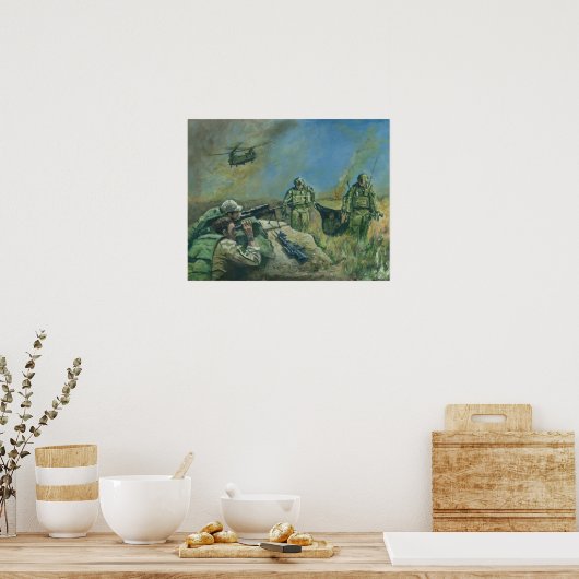 火の中の勇気 ポスター (キッチン)