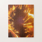 火の中の口 ジグソーパズル (縦)